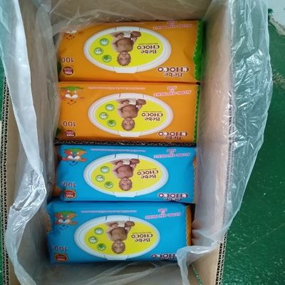 OEM ODM ผ้าเช็ดทำความสะอาดเด็กสีขาว