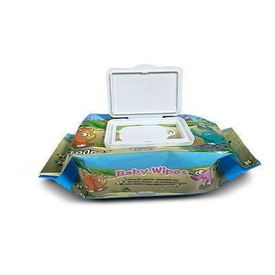 50gsm Spunlace No Fluorescer Baby Wet Wipes สำหรับทารกแรกเกิด