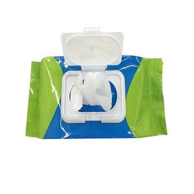 Cross Plain Spunlace ผ้าเช็ดทำความสะอาดเปียกสำหรับเด็ก 60 ชิ้น RO Purified Water Soft Touch