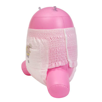 ผ้าฝ้ายพิมพ์ลาย ดึงขึ้น ผ้าอ้อมเด็กs Size 4 ใช้แล้วทิ้ง Antileak Protection