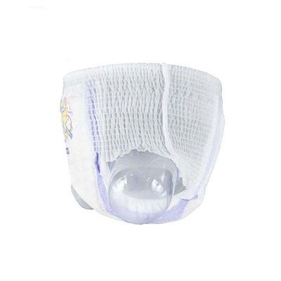 ผ้าอ้อมสำเร็จรูปแบบกางเกงระบายอากาศได้ สีขาว ADL ไซส์ 4 ดึงขึ้น Nappies
