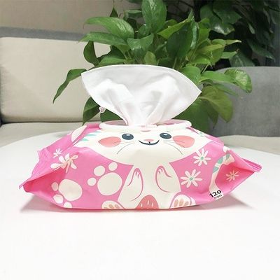 OEM Skin Cleaning Baby Soft Wet Wipes นมแพะไม่มีอาการแพ้