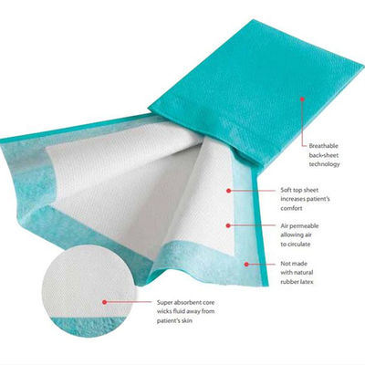 Super Absorbent Incontinence Bed Pads แผ่นเปลี่ยนผ้าอ้อมแบบใช้แล้วทิ้ง 45 * 60cm