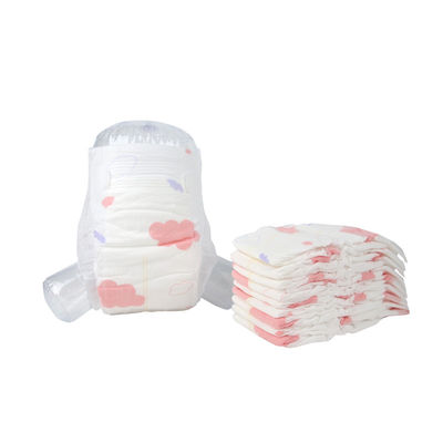 SMS Nonwoven Leak Guard ผ้าอ้อมเด็กแบบใช้แล้วทิ้งพร้อมแผ่นปิดด้านบน