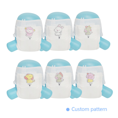 กำหนดเอง OEM ดึงกางเกงผ้าอ้อมเด็กระบายอากาศทิ้ง Pampering
