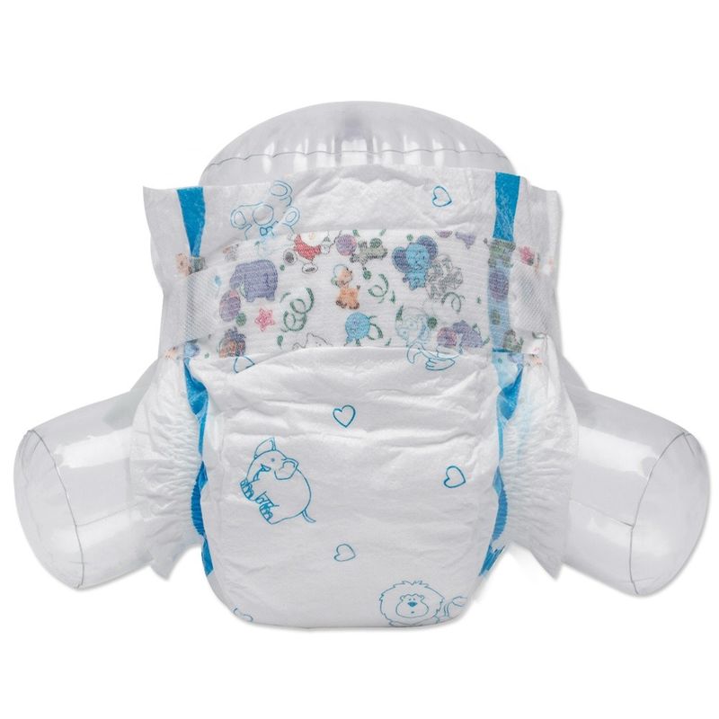 FDA Nonwoven Leak Protection Diapers พิมพ์สีสำหรับทารก